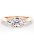 Three Stone Engagement Ring - Round