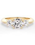 Three Stone Engagement Ring - Round