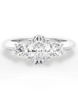 Three Stone Engagement Ring - Round