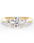 Three Stone Engagement Ring - Round