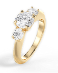 Three Stone Engagement Ring - Round