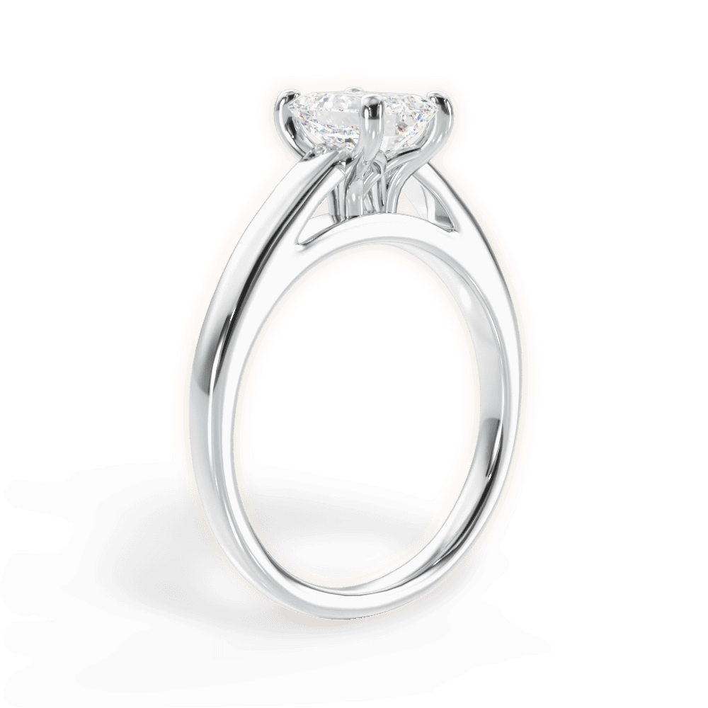 Cathedral Solitaire Engagement Ring