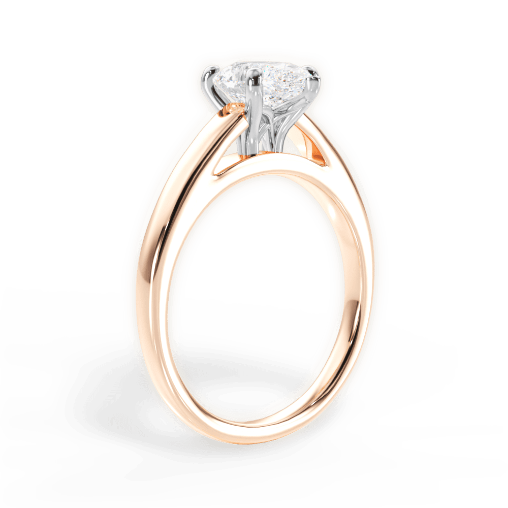 Cathedral Solitaire Engagement Ring