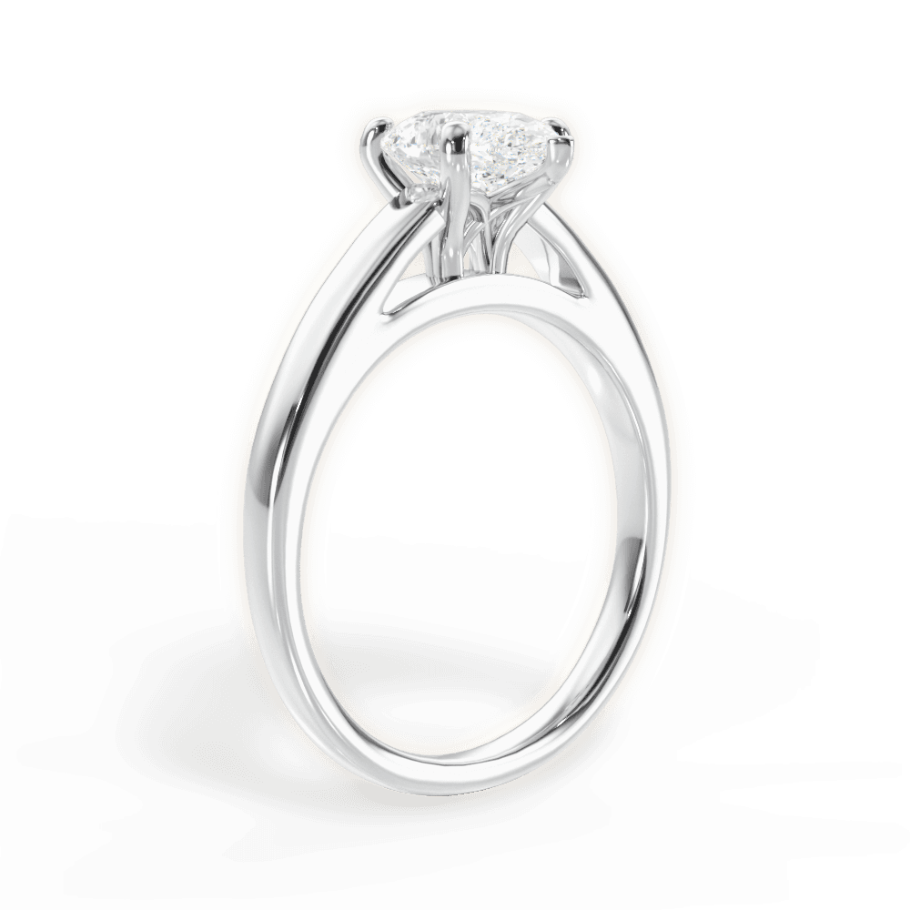 Cathedral Solitaire Engagement Ring