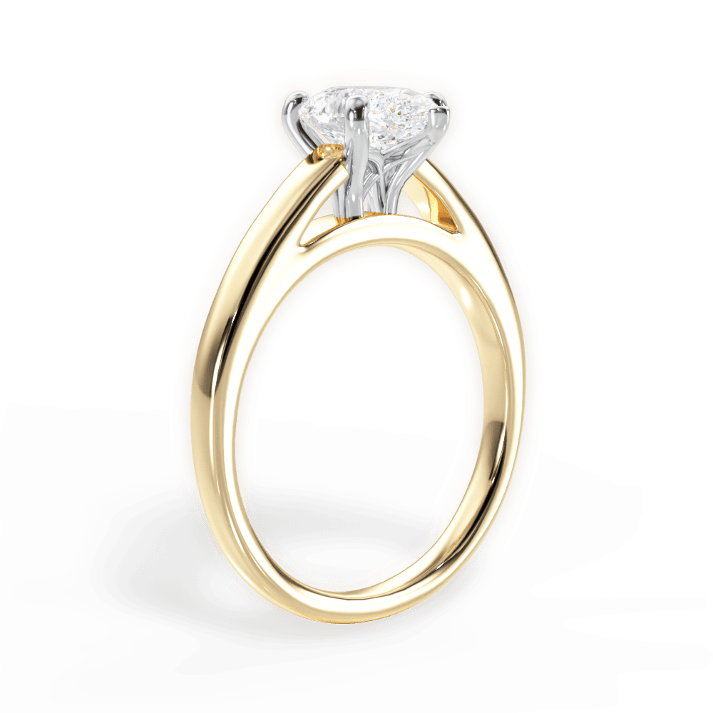 Cathedral Solitaire Engagement Ring