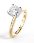 Knife Edge Solitaire Engagement Ring