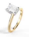 Knife Edge Solitaire Engagement Ring