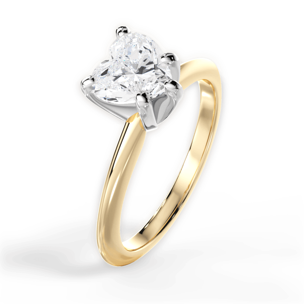 Knife Edge Solitaire Engagement Ring