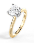 Knife Edge Solitaire Engagement Ring