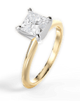 Knife Edge Solitaire Engagement Ring