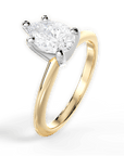 Knife Edge Solitaire Engagement Ring