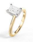 Knife Edge Solitaire Engagement Ring