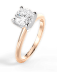 Knife Edge Solitaire Engagement Ring