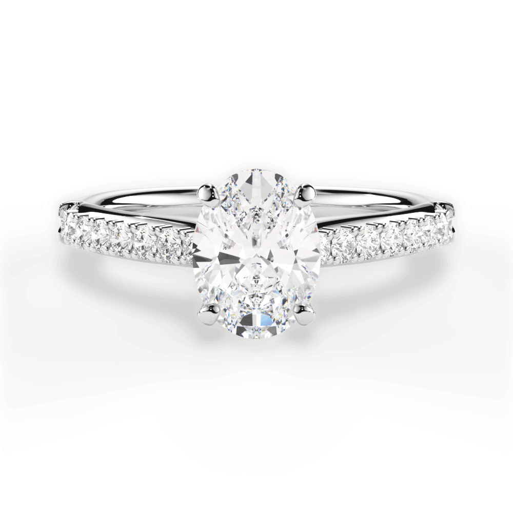 Pavé Engagement Ring